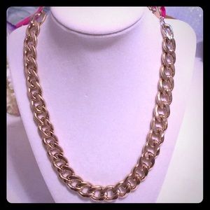 Gold Plated Chain Link Necklace